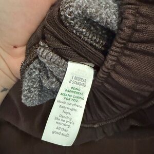 aerie Chocolate Brown Fleece-Lined Lounge Shorts